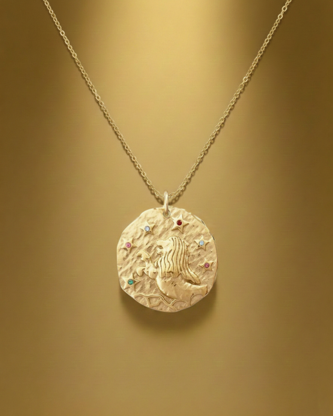 Leone - Collana Zodiaco Oro
