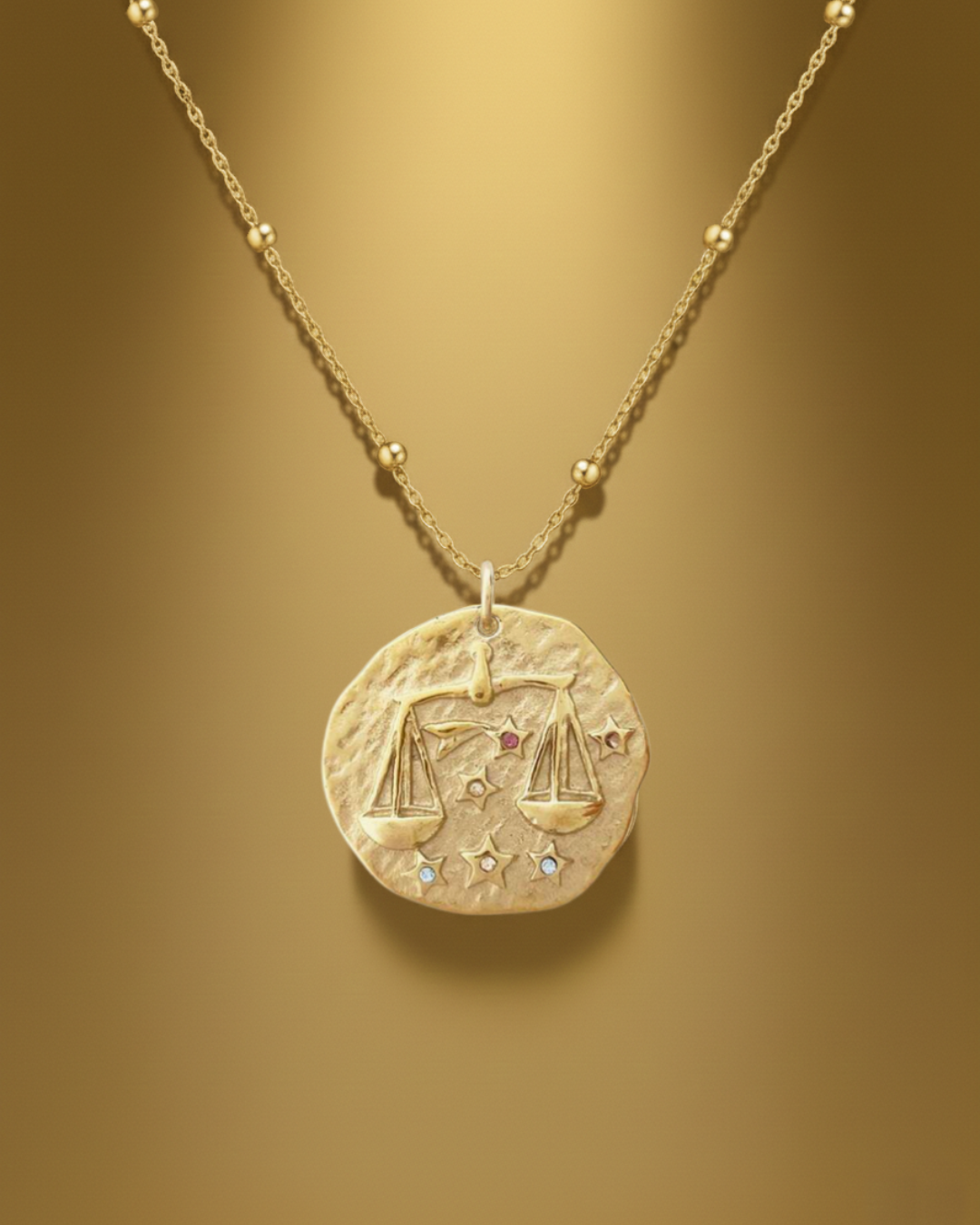 Bilancia - Collana Zodiaco Oro