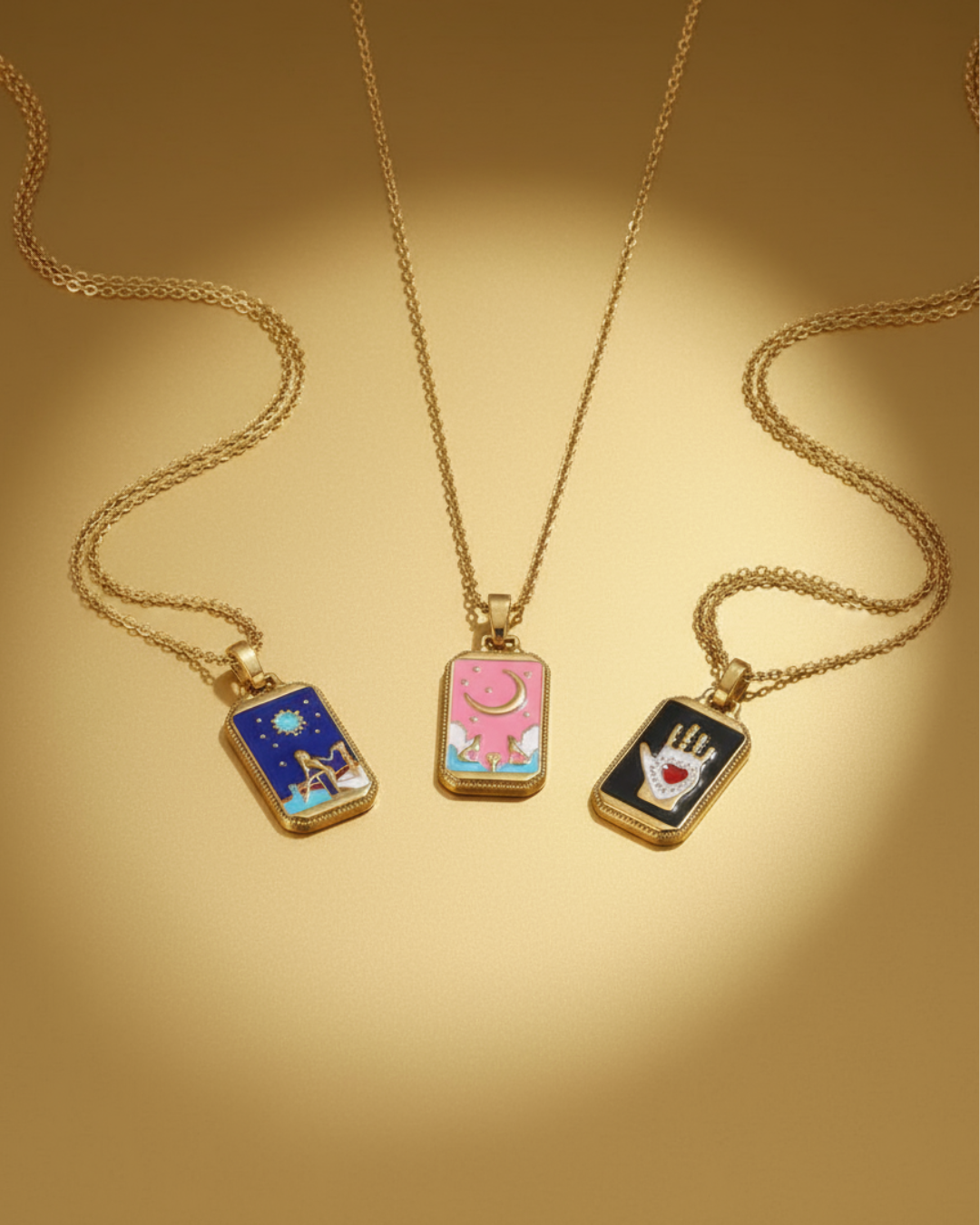 Collane Tarocchi - Smaltate