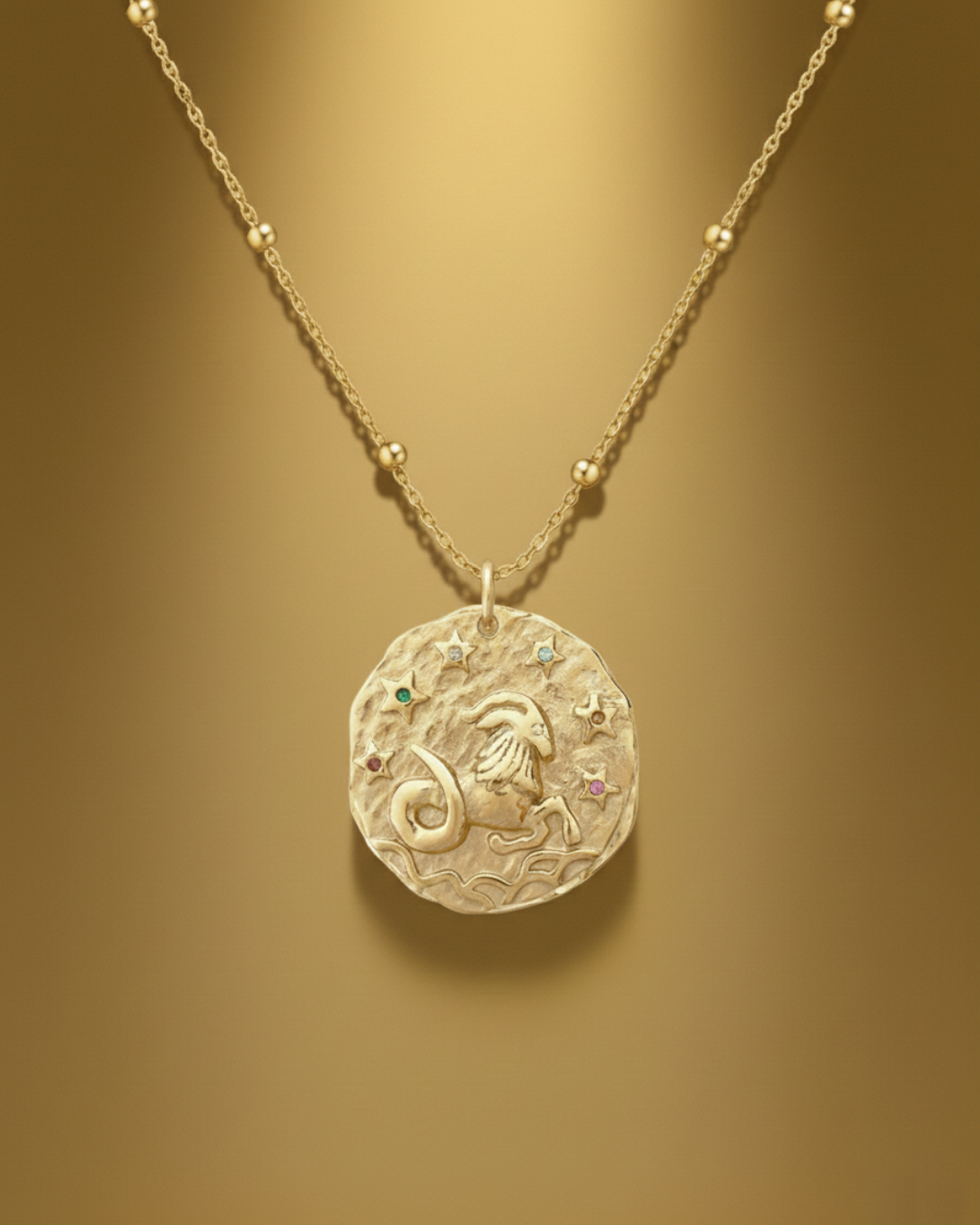 Capricorno - Collana Zodiaco Oro