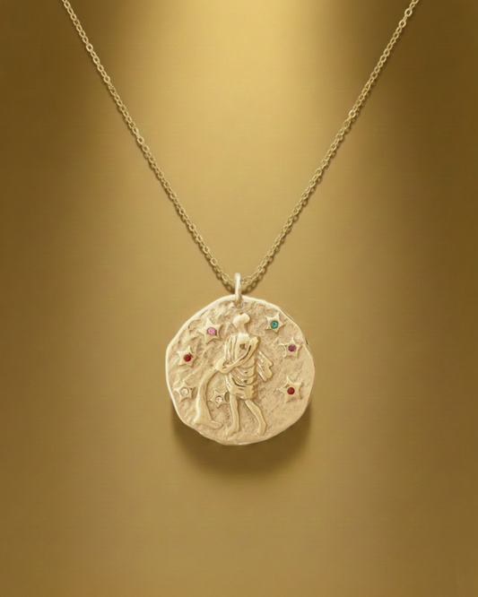 Acquario - Collana Zodiaco Oro