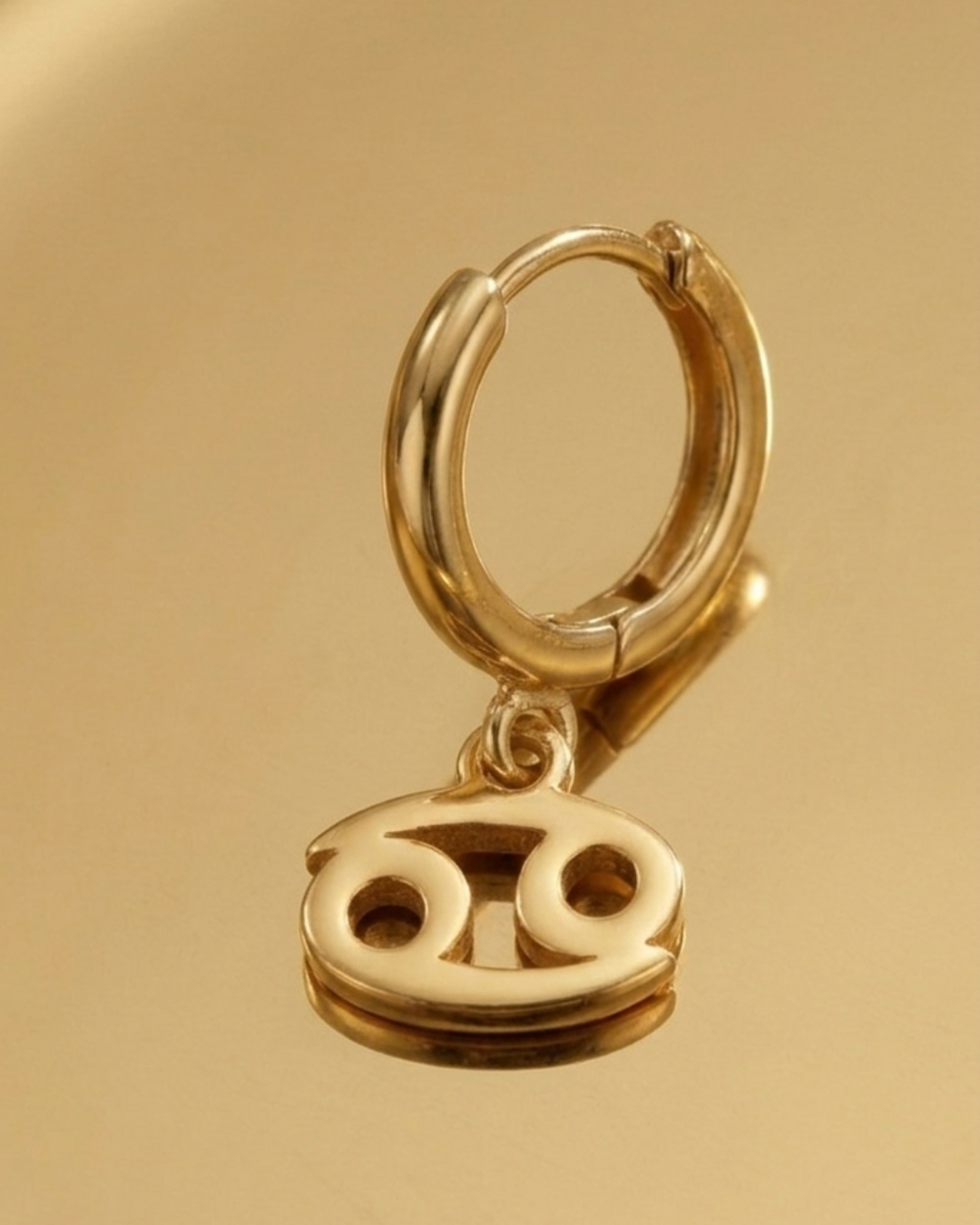Orecchino Segno Zodiacale Cancro - Oro