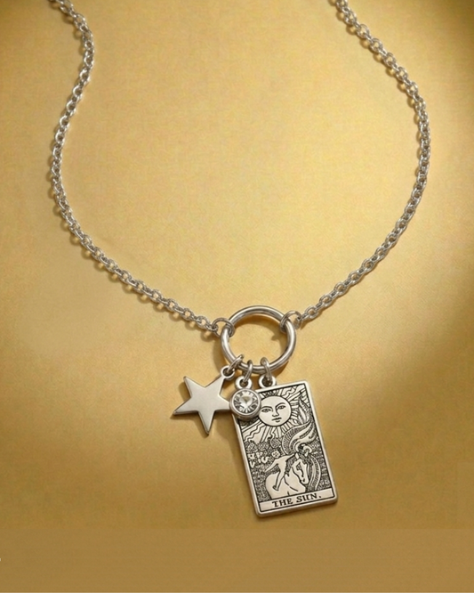 Collana Tarocchi Personalizzata con 2 Charm - Argento