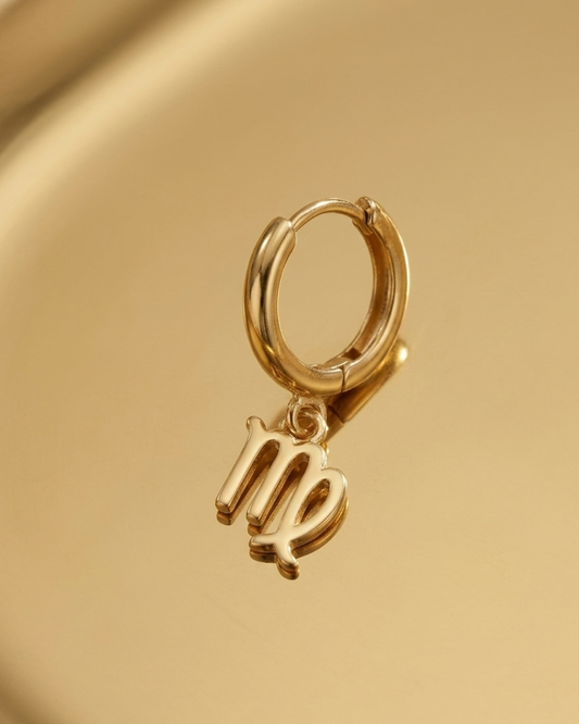 Orecchino Segno Zodiacale Vergine - Oro