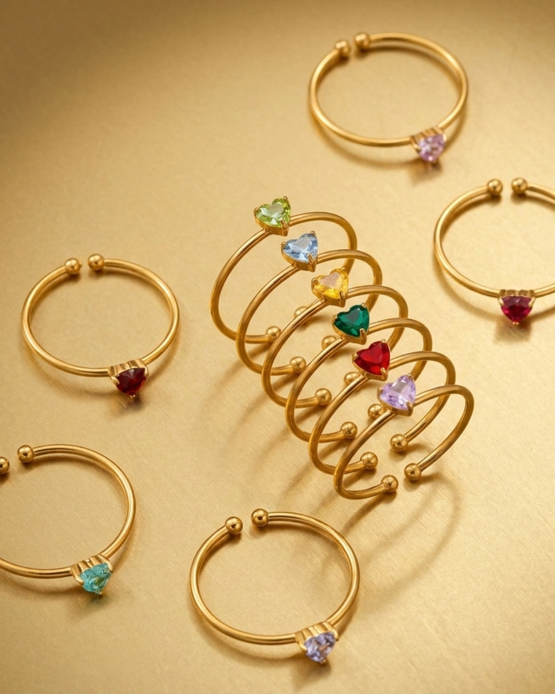 Anello Pietra Blu - Oro