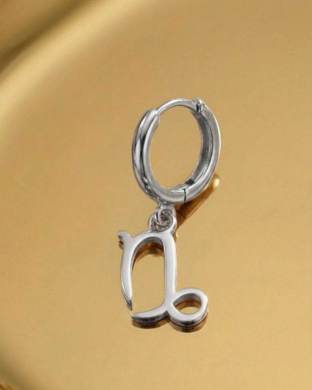Orecchino Segno Zodiacale Capricorno - Argento