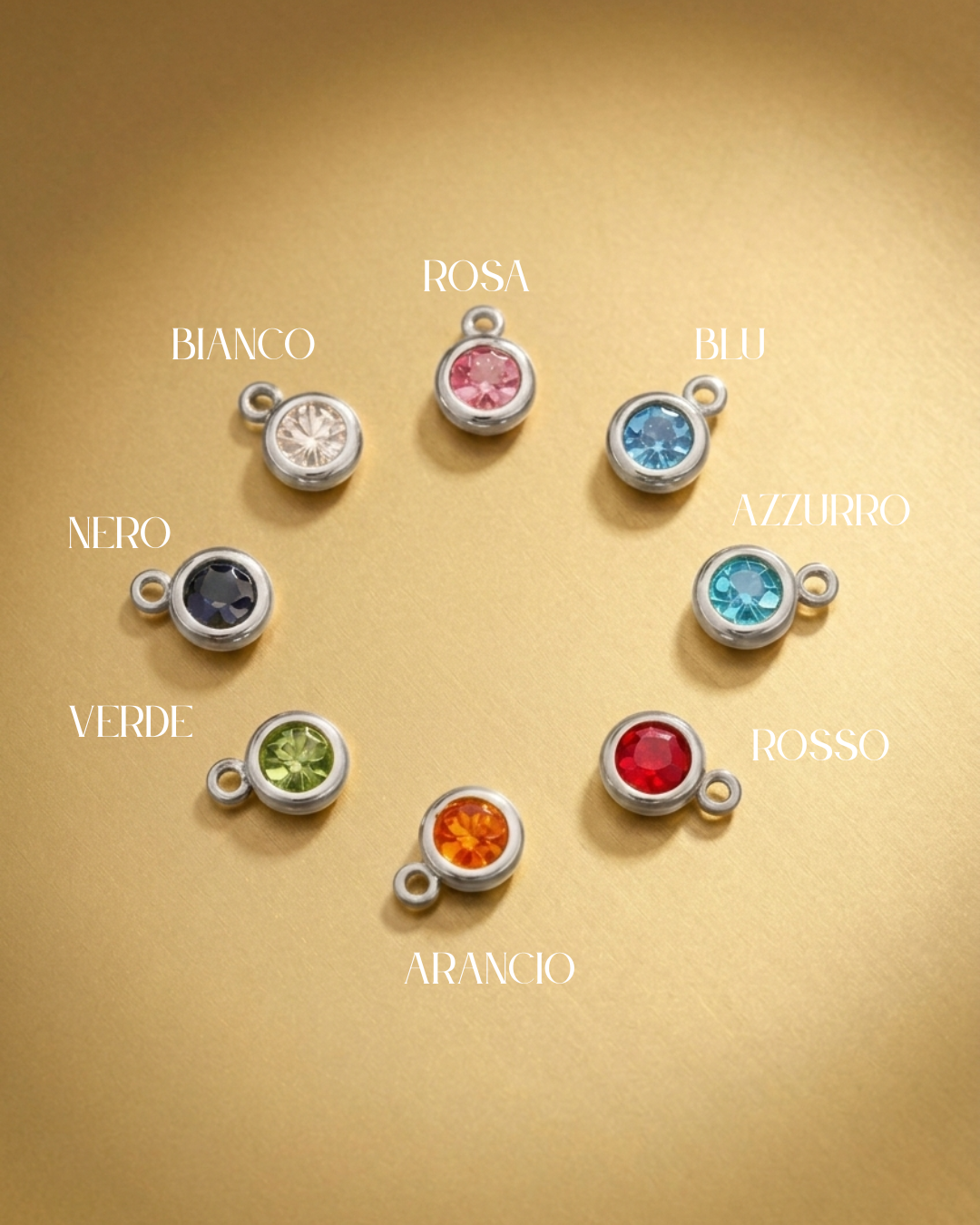 Collana Tarocchi Personalizzata con 3 Charm - Argento