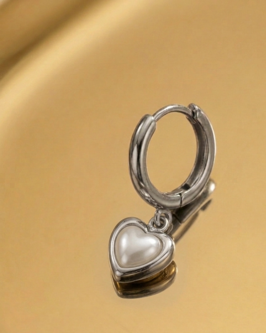 Orecchino Cuore - Argento