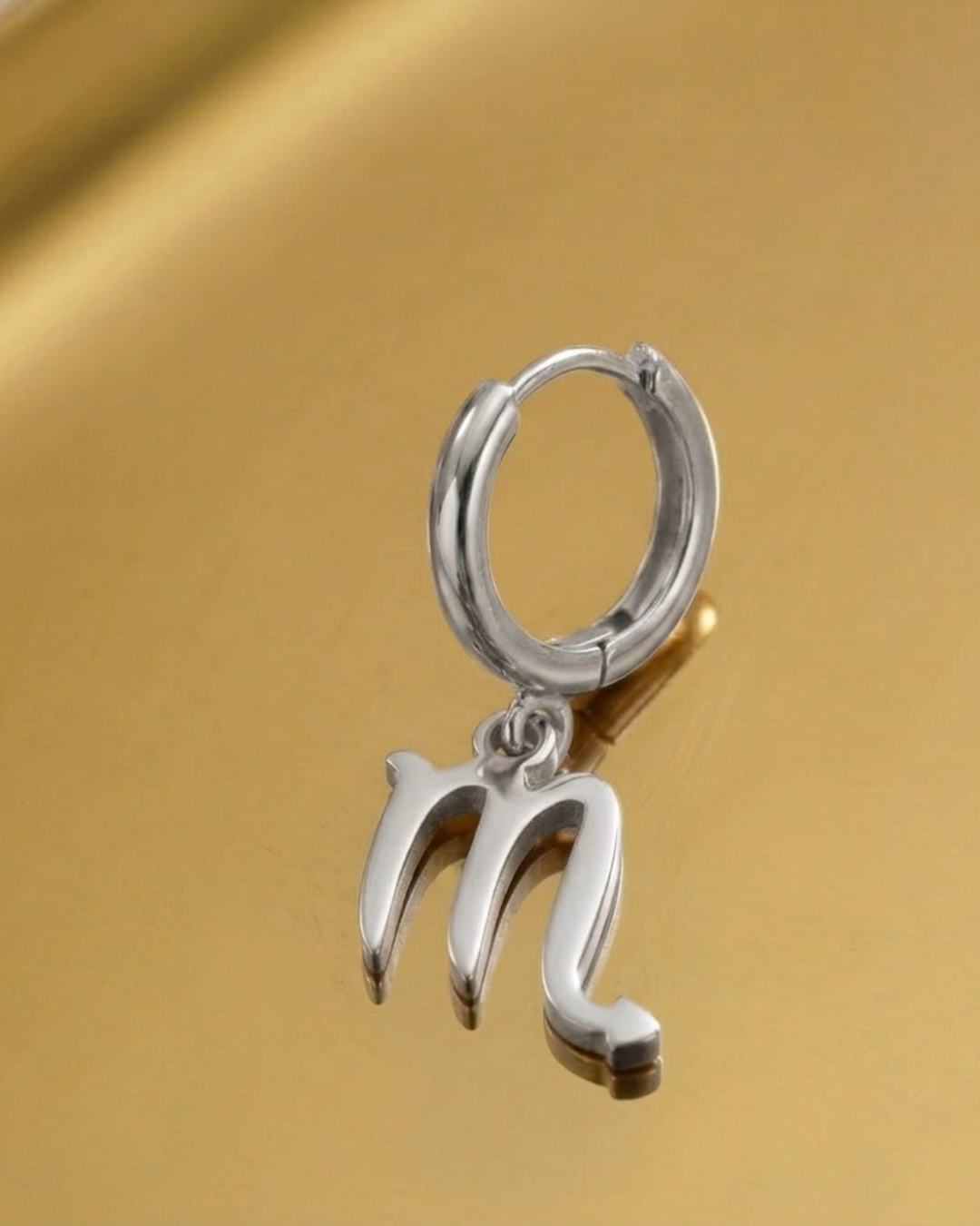 Orecchino Segno Zodiacale Scorpione - Argento