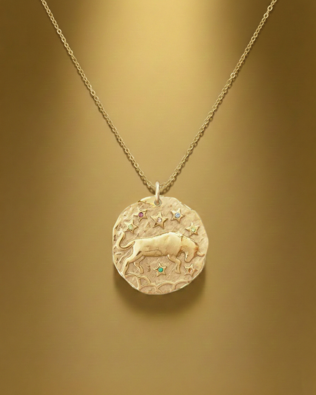 Toro - Collana Zodiaco Oro