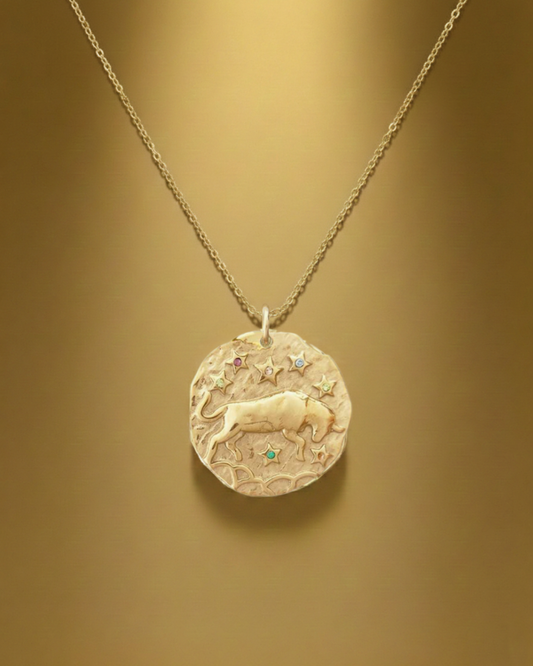 Toro - Collana Zodiaco Oro