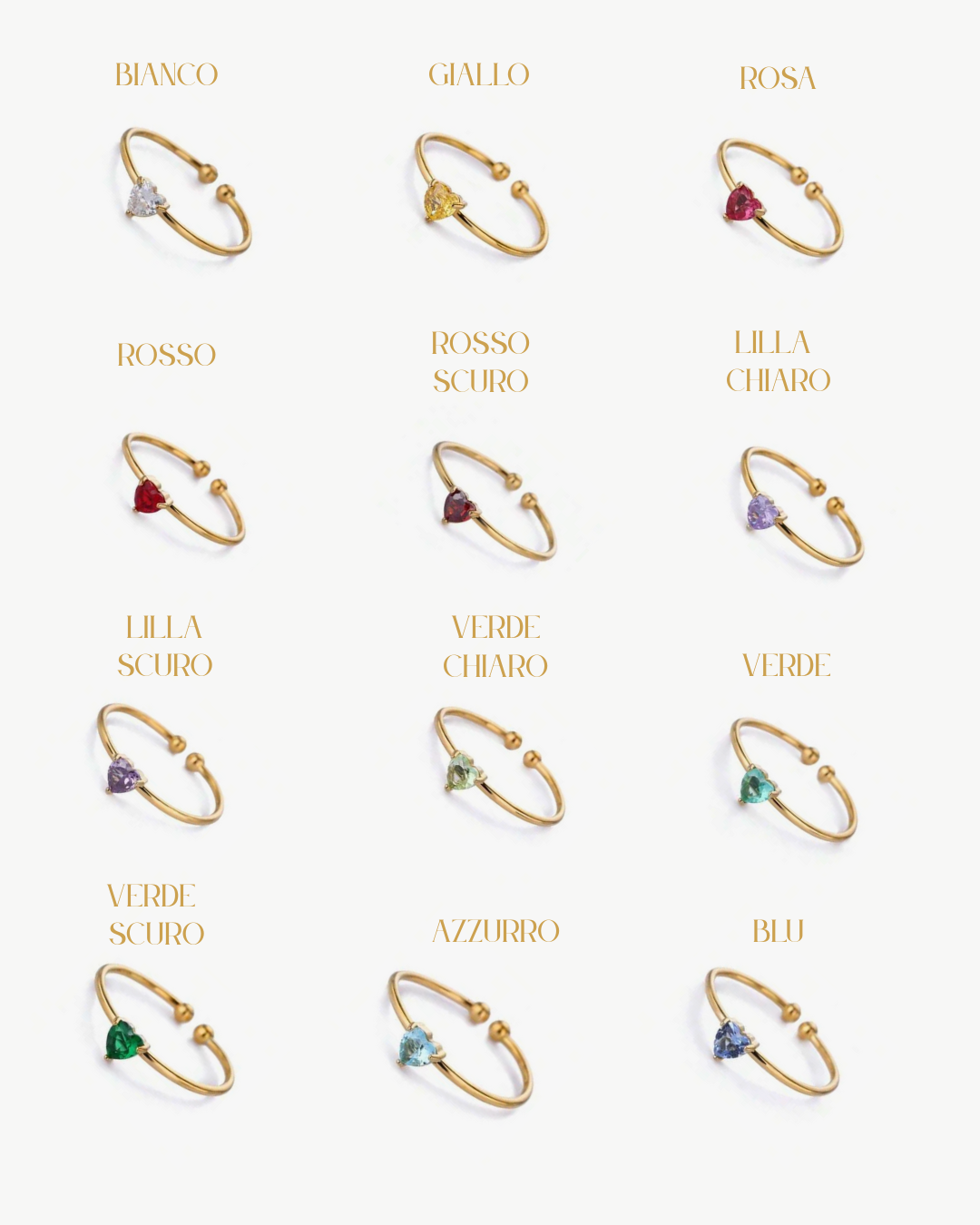 Anello Pietra Blu - Oro